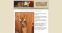 Desktop Screenshot of animalarttaxidermy.com